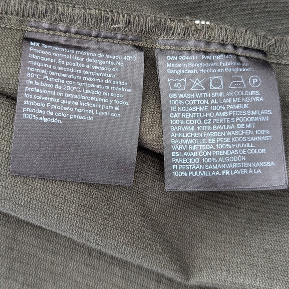 Ladies H&M Corduroy Button-up Shirt Size Small - Picture 4 of 5